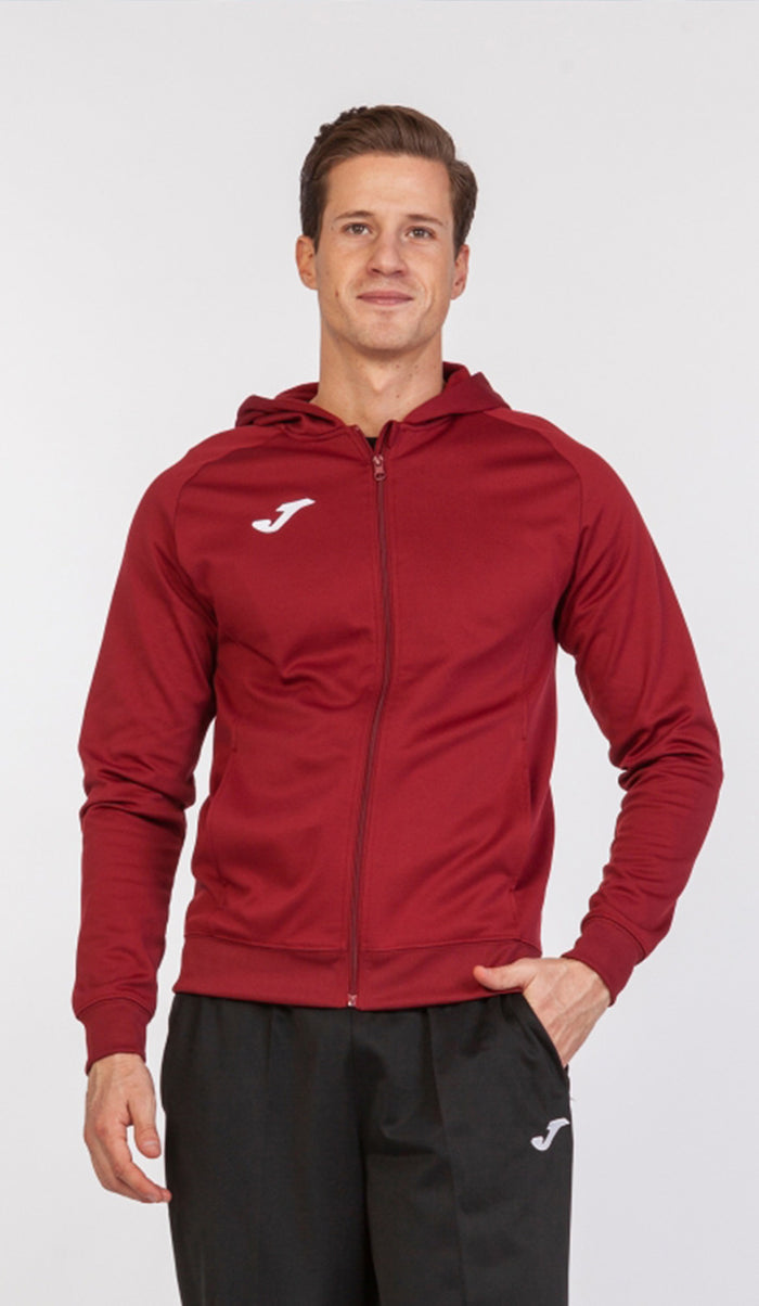 Joma Menfis Hooded Jacket (Junior) - Black