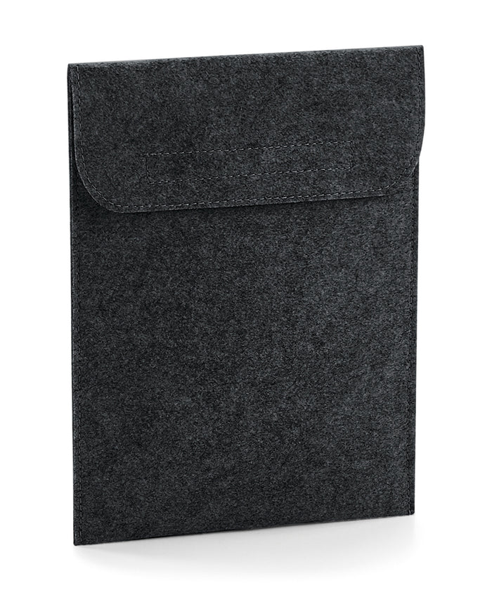 BagBase Felt IPad Slip - Charcoal Melange