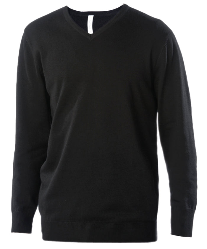 Kariban Men's V-neck Jumper - Black