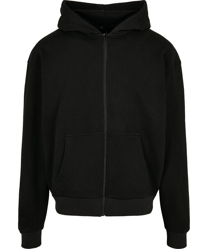 Build Your Brand Ultra Heavy Zip Hoodie - Black