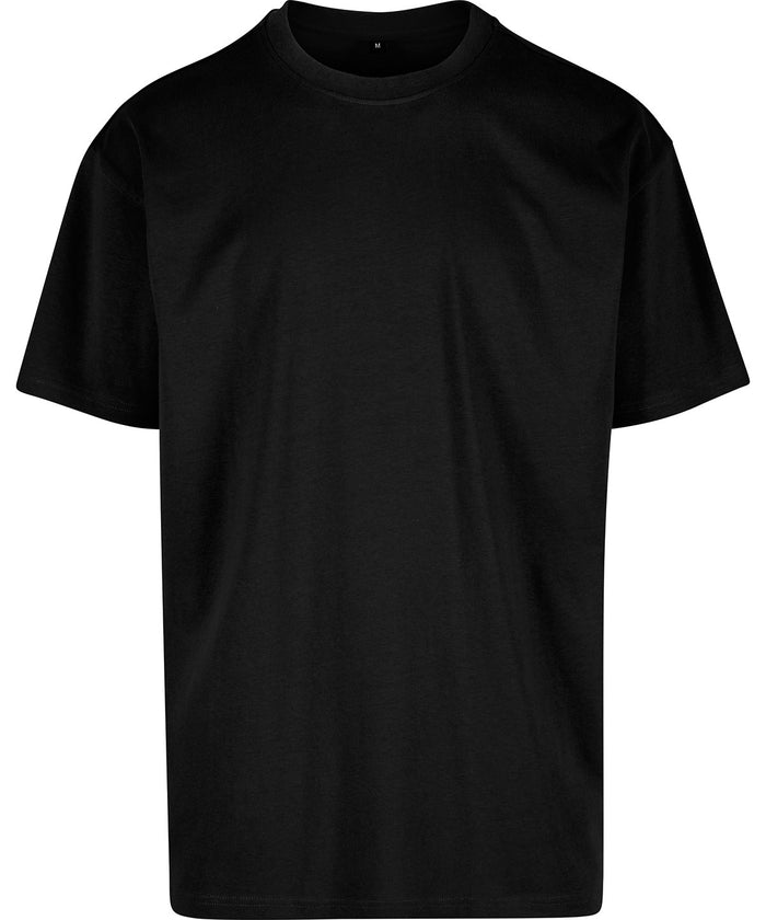 Build Your Brand Cotton Loose Tee - Black