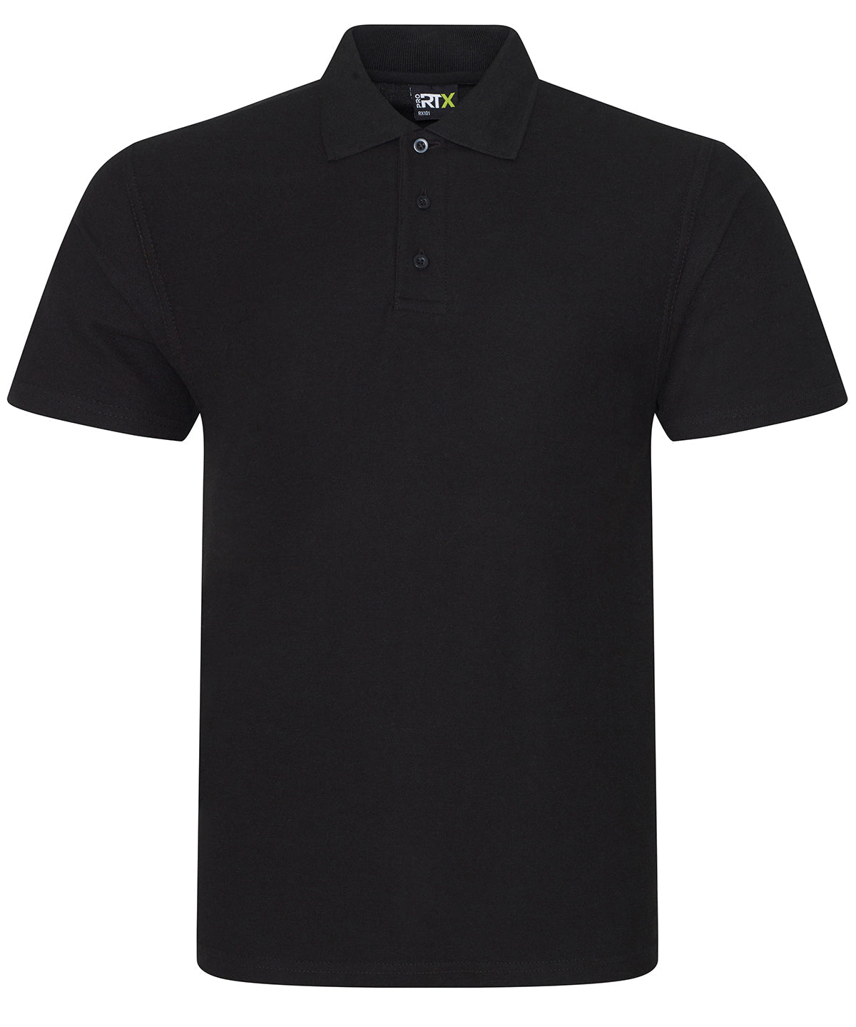 Black ProRTX pro polo shirt, a typical branded staff uniform garment