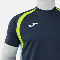 Joma Championship 20 Shirt (Junior) - Dark Navy / Fluorescent Yellow