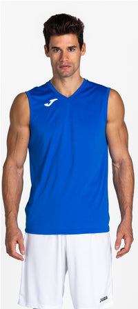 Joma T-shirt Basic Sleeveless (Adult) - White