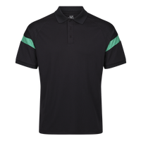 Chadwick Kinetic Tech Polo (Junior) - Black/Emerald