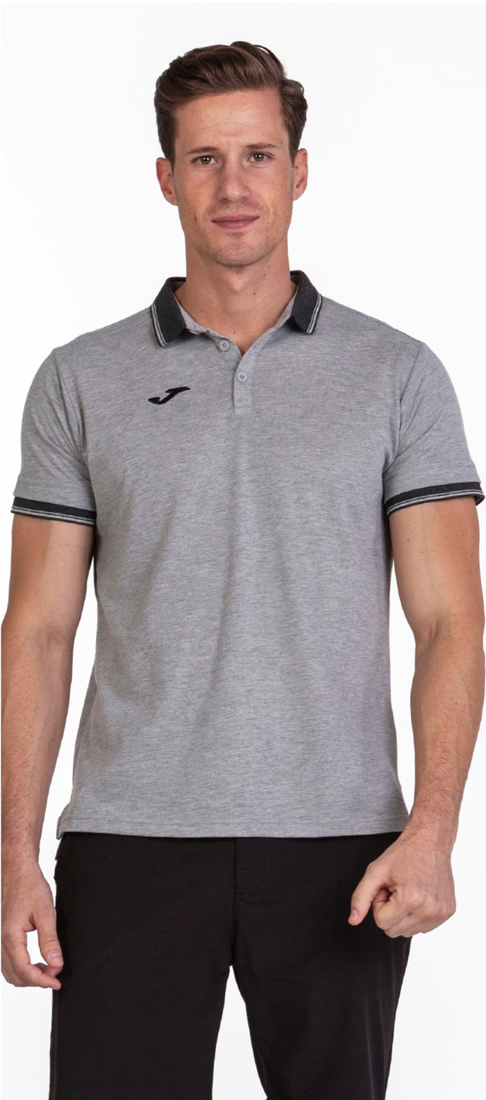Joma S/s Polo Shirt Bali II (Adult) - Black