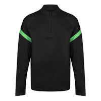 Chadwick Kinetic Midlayer Top (Junior) - Black/Emerald