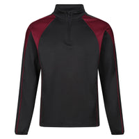 Chadwick Pro Midlayer Top (Junior) - Black / Maroon