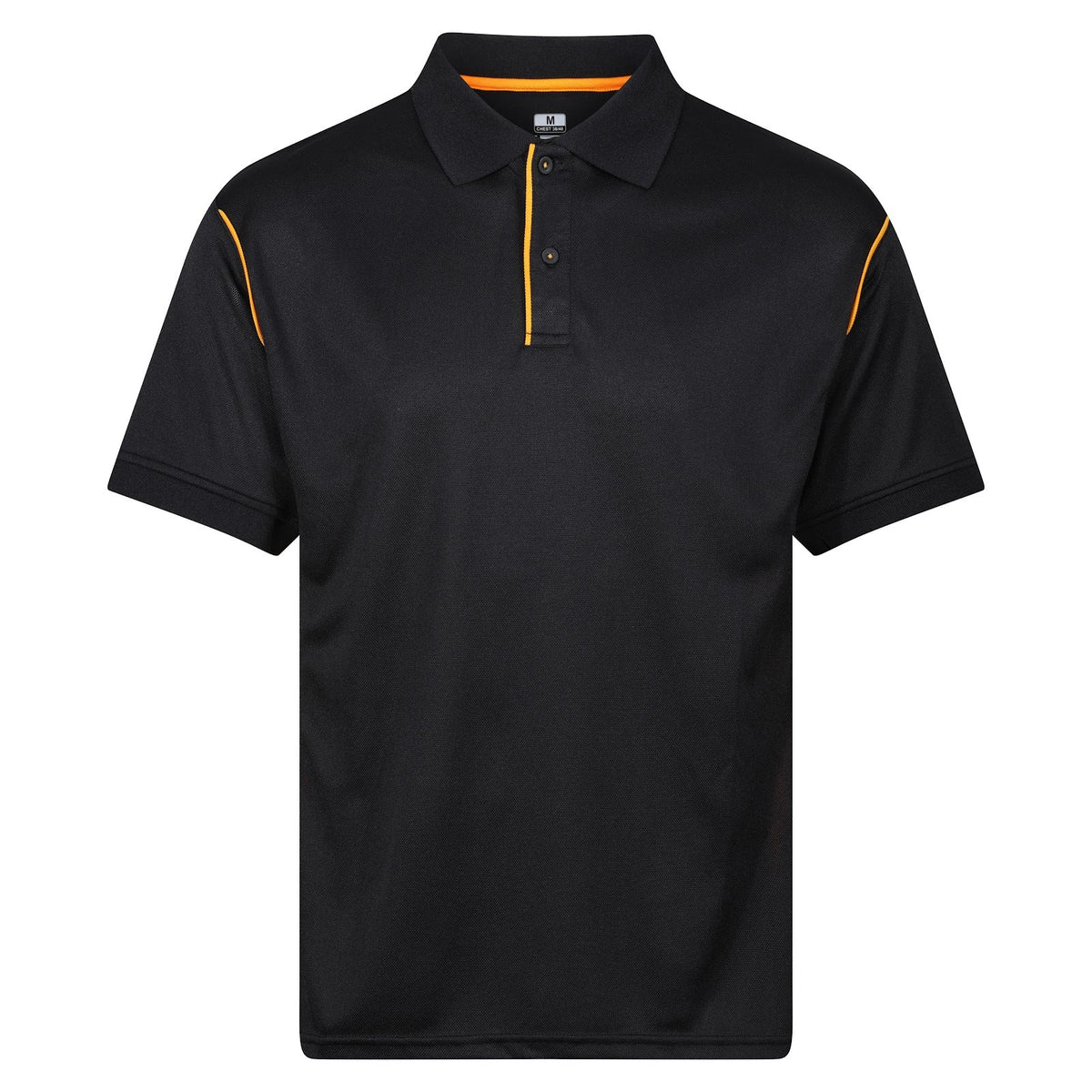 Chadwick Pro Premium Polo (Junior) - Black / Amber