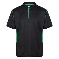 Chadwick Pro Premium Polo (Junior) - Black/Emerald