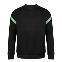 Chadwick Kinetic Crew Neck Tech Top (Junior) - Black/Emerald