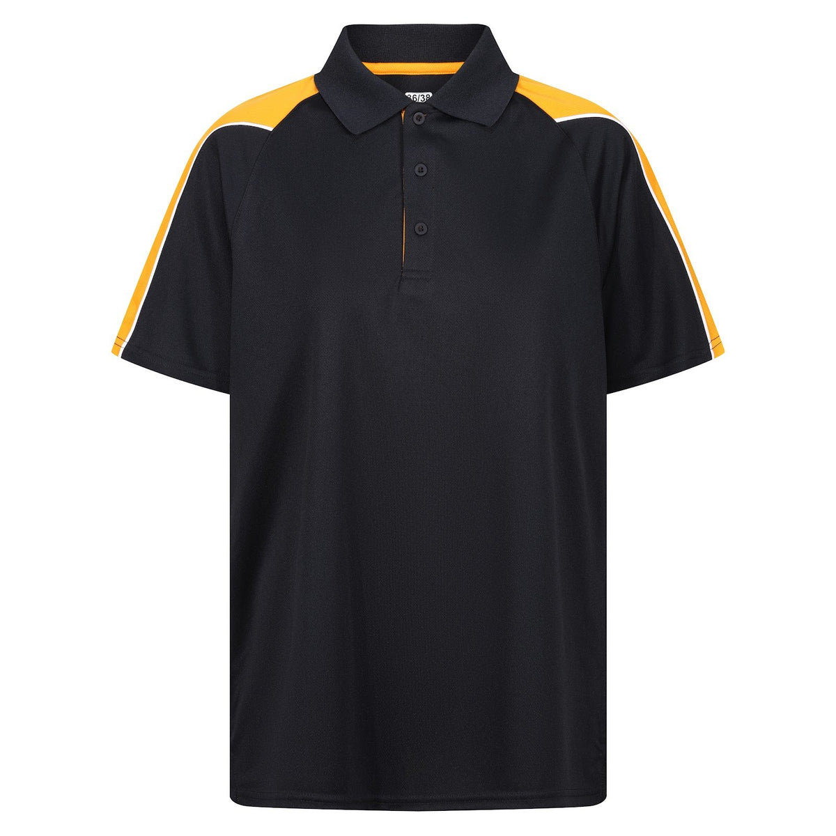 Chadwick Igen Unisex Polo (Junior) - Black / Amber
