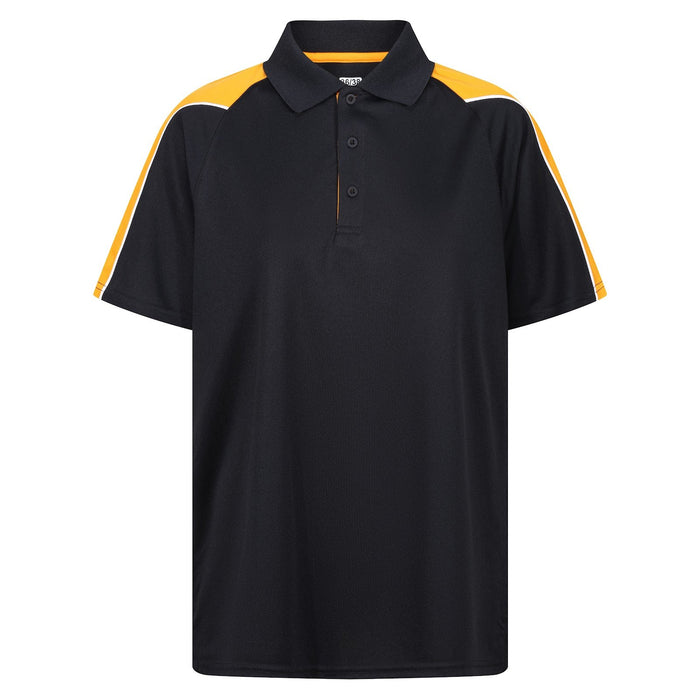 Chadwick Igen Unisex Polo (Junior) - Black / Amber
