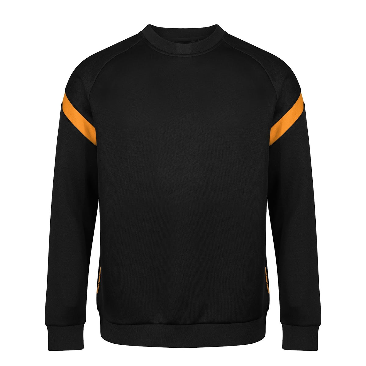 Chadwick Kinetic Crew Neck Tech Top (Junior) - Black / Amber