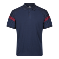 Chadwick Kinetic Tech Polo (Junior) - Navy / Maroon