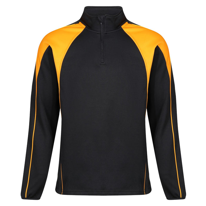 Chadwick Pro Midlayer Top (Junior) - Black / Amber