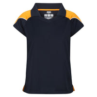 Chadwick Igen Female Polo (Junior) - Navy / Amber