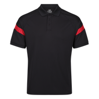 Chadwick Kinetic Tech Polo (Junior) - Black / Red