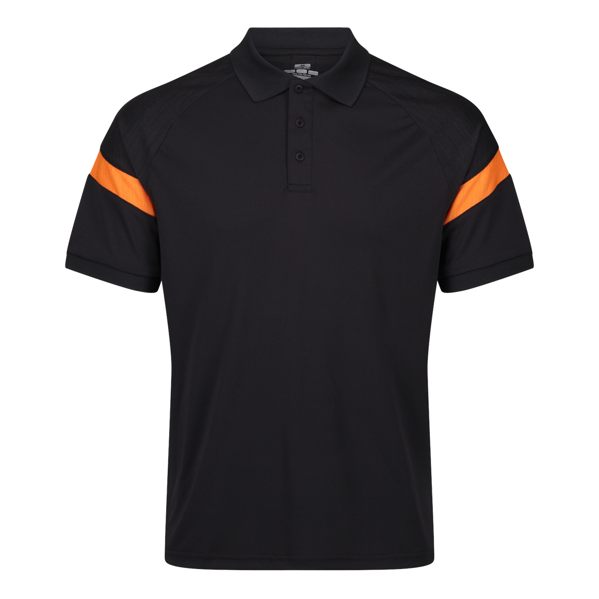 Chadwick Kinetic Tech Polo (Junior) - Black / Amber