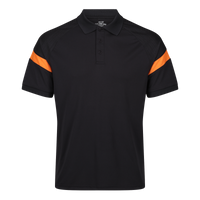 Chadwick Kinetic Tech Polo (Junior) - Black / Amber