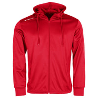 Stanno Field Hooded Full Zip Top (Junior) - Red