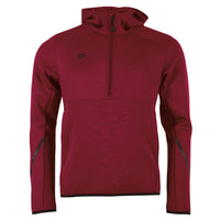 Stanno Plaza Hooded Half Zip Top (Junior) - Red