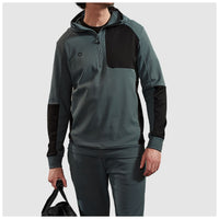 Stanno Plaza Brush Hooded Half Zip Top
