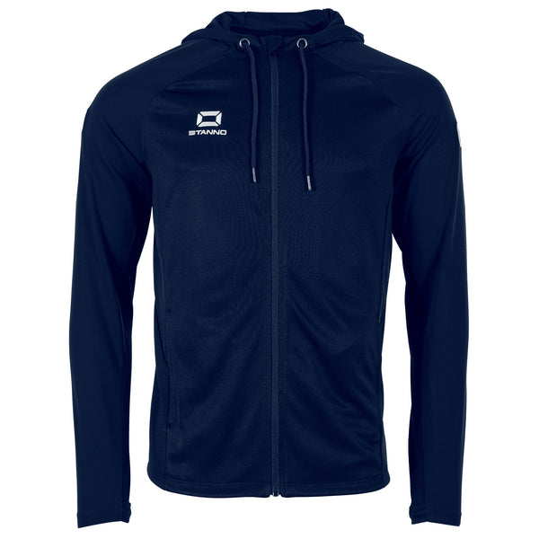 Stanno Stadio Hooded Full Zip Top (Junior) - Navy