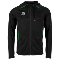Stanno Stadio Hooded Full Zip Top (Adult) - Black