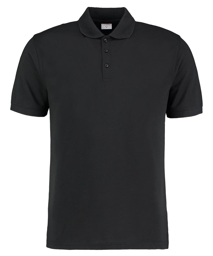 Kustom Kit Klassic Polo Short Sleeved Superwash® 60ºC (slim Fit) - Black