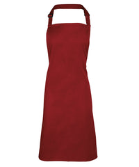 Premier Colours Bib Apron - Burgundy