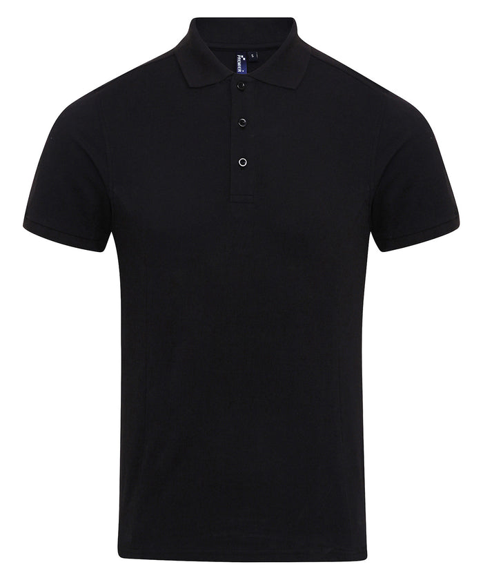 Premier Coolchecker® Plus Piqué Polo - Black*