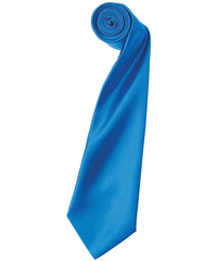 Premier 'Colours' Satin Tie - Sapphire