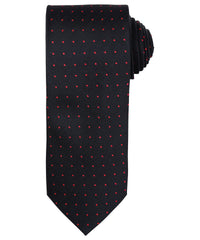 Premier Micro Dot Tie - Black/Red