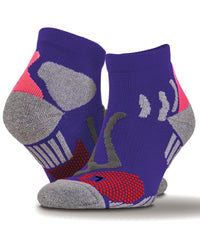 Spiro Technical Compression Sports Socks - Purple