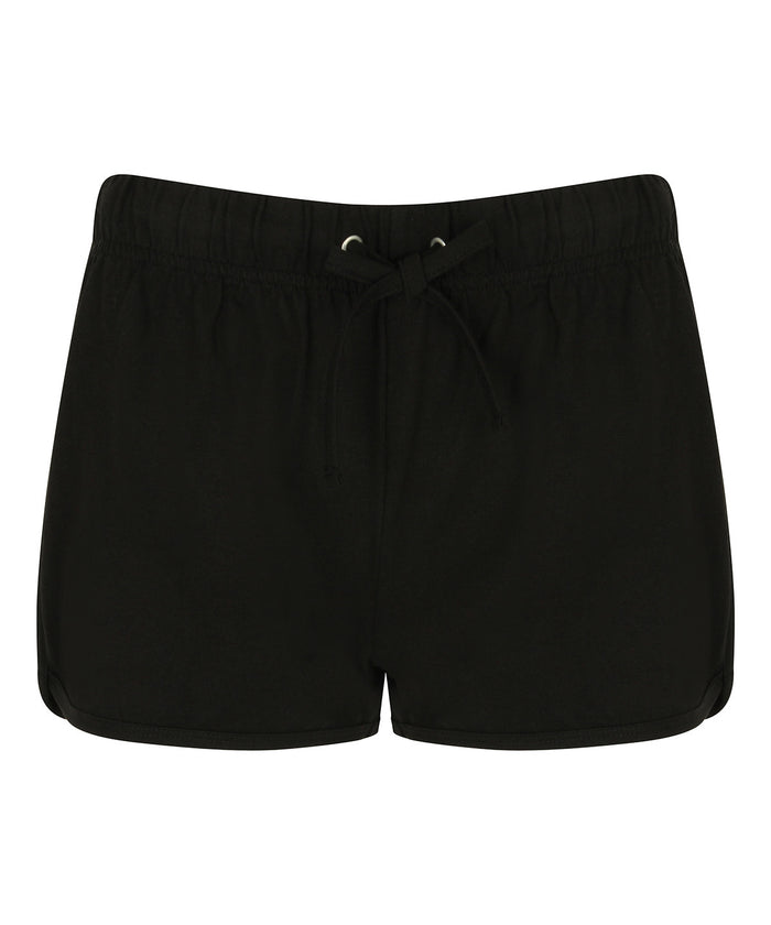 SF Women's Retro Shorts - Black/Black