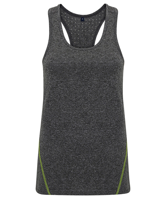 Women's TriDri® Laser Cut Vest - Black Melange