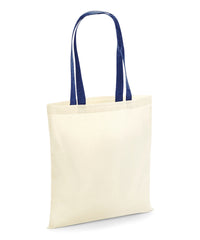 Westford Mill Bag for Life - Contrast Handles - Natural/French Navy