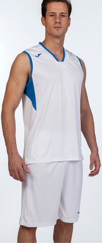 Joma Reversible T-shirt Aro Sleeveless (Junior) - White Black