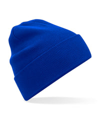 Beechfield Organic Cotton Original Cuffed Beanie - Bright Royal