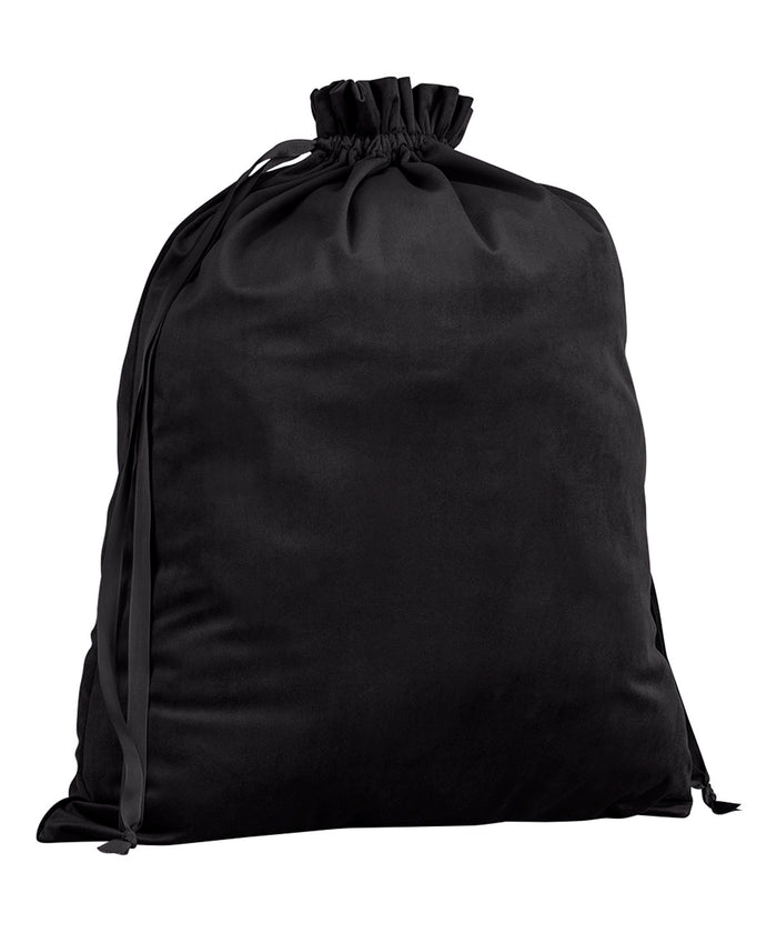 BagBase Velvet Gift Bag - Black Onyx