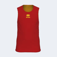 Errea Chicago Double Singlet (Junior) - Red Yellow