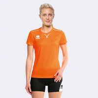 Errea Marion Shirt Short Sleeve - Orange Fluo