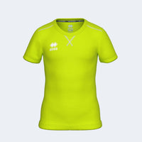Errea Marion Shirt Short Sleeve (Junior) - Yellow Fluo