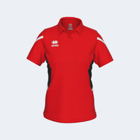 Errea Polo Carmen - Red Black White
