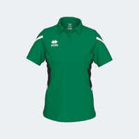 Errea Polo Carmen - Green/Black/White