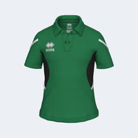 Errea Polo Carmen Short Sleeve (Junior) - Green/Black/White