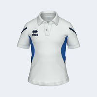 Errea Polo Carmen Short Sleeve (Junior) - White Blue Navy