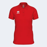 Errea Polo Evo Ladies Short Sleeve (Junior) - Red