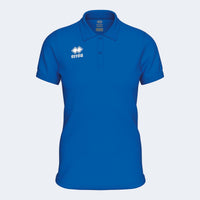 Errea Polo Evo Ladies Short Sleeve (Junior) - Blue